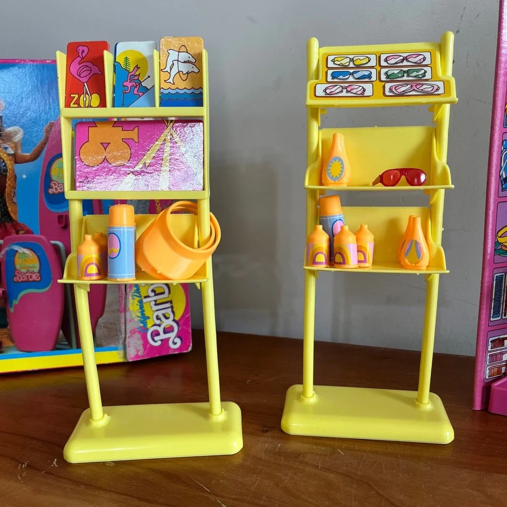 Vintage 1987 California Dream‎ Barbie Surf n Shop Playset Mattel 4461 Beach Toy